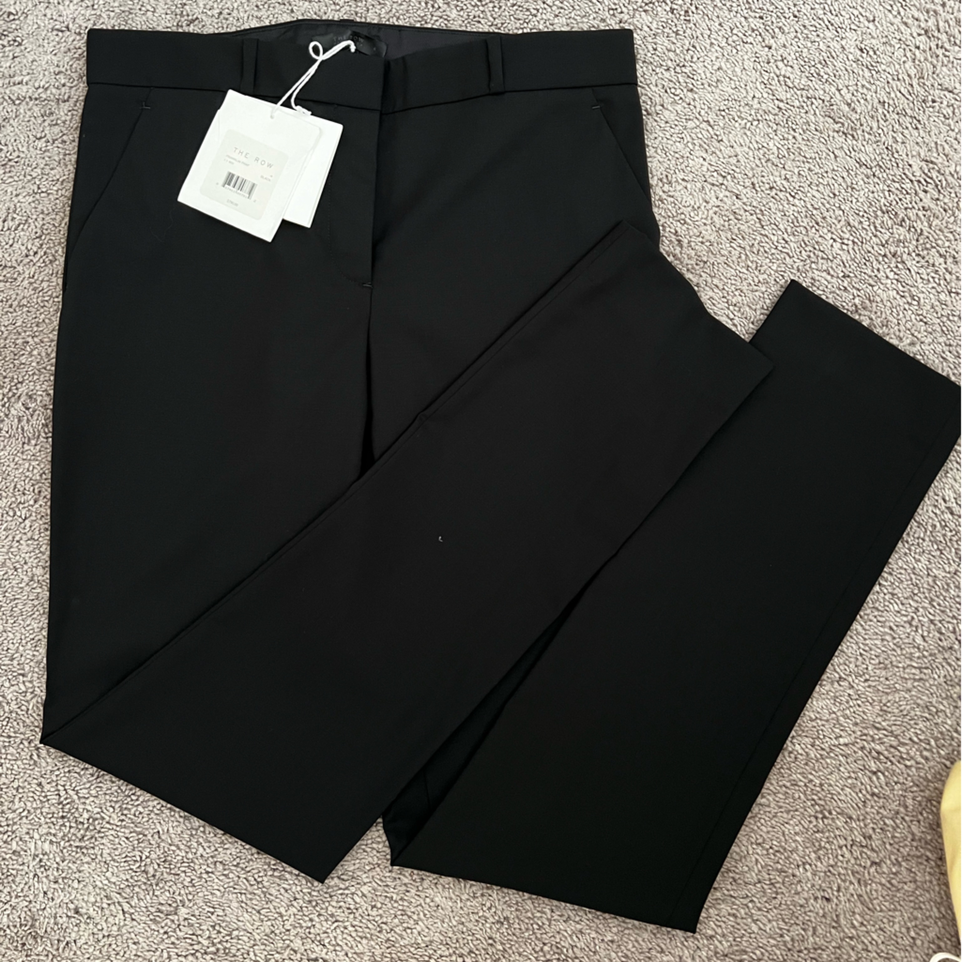 The Row Black Suit Pants. Size 4. New With Tags.